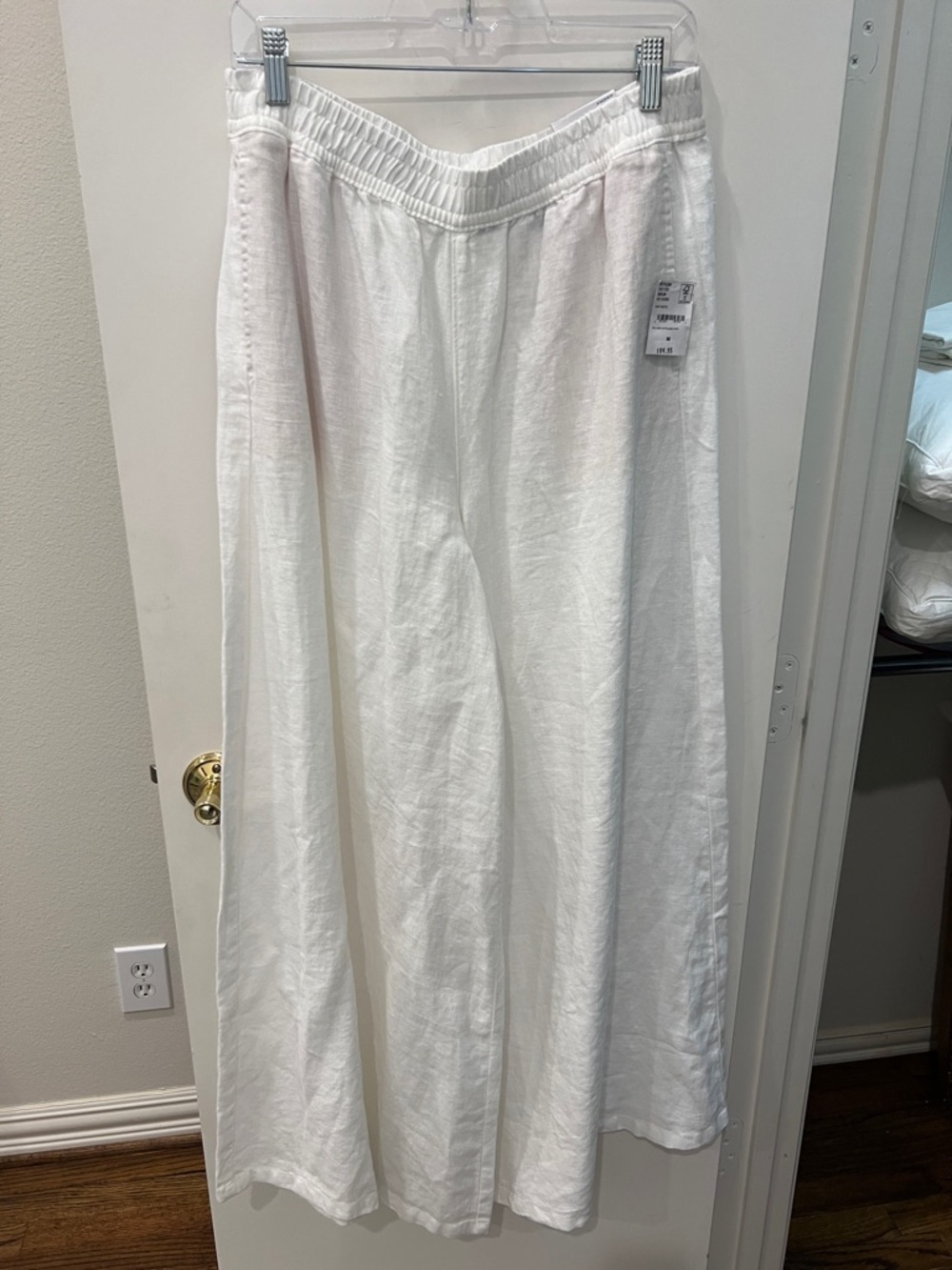 NWT Lands End Linen Palazzo Pants